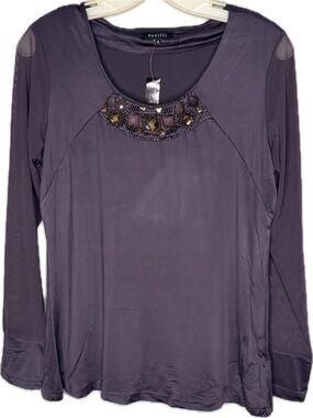Panitti Beaded Top nwt